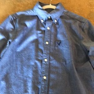 American eagle outfitters blue shirt classic fit
